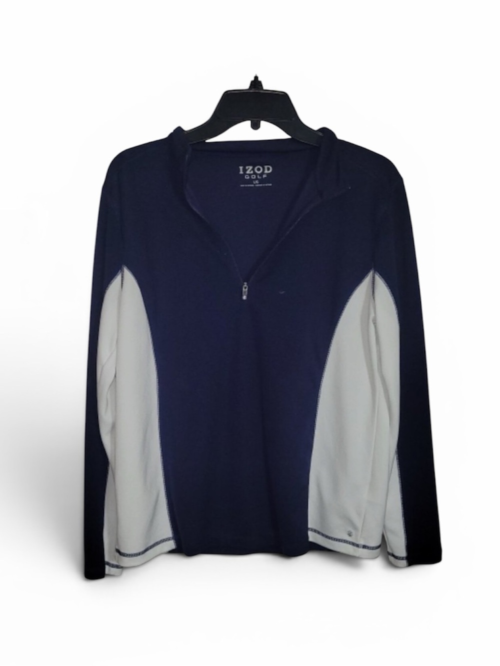 Izod Golf Large long-sleeve quarter-zip pullover